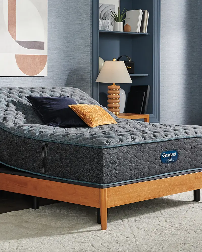 Beautyrest mattress on a bed